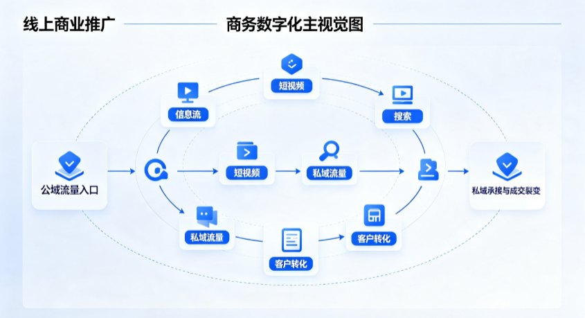 岢岚县线上商业推广怎么做？全域流量闭环搭建与低成本转化实战指南
